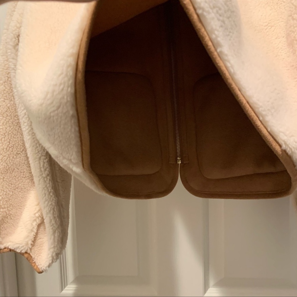 NWT Express Sherpa and Suede Coat - Picture 10 of 13